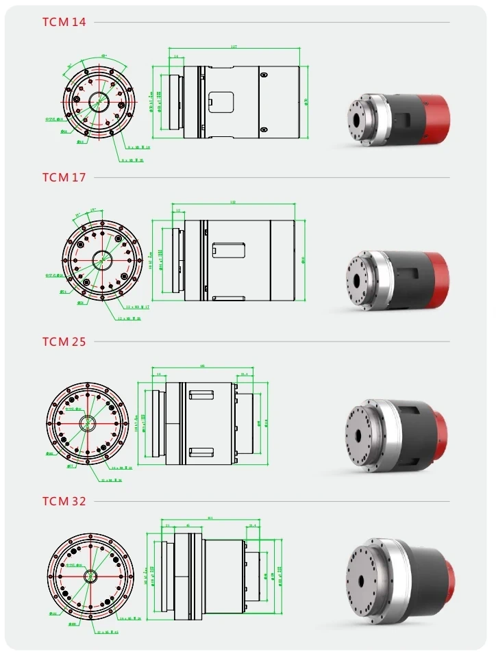 TCM Robot Module Dimensions